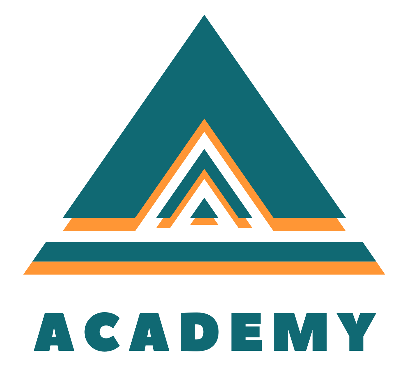 academy orange and green logo 3